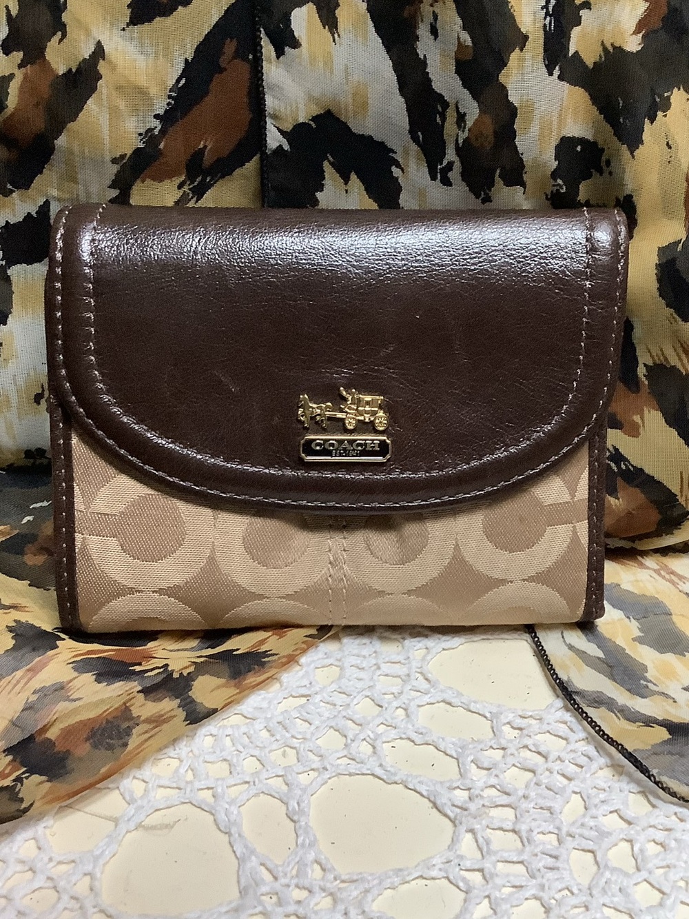 Vintage Y2K COACH Madison Signature C Bi-fold Wallet Excellent!!